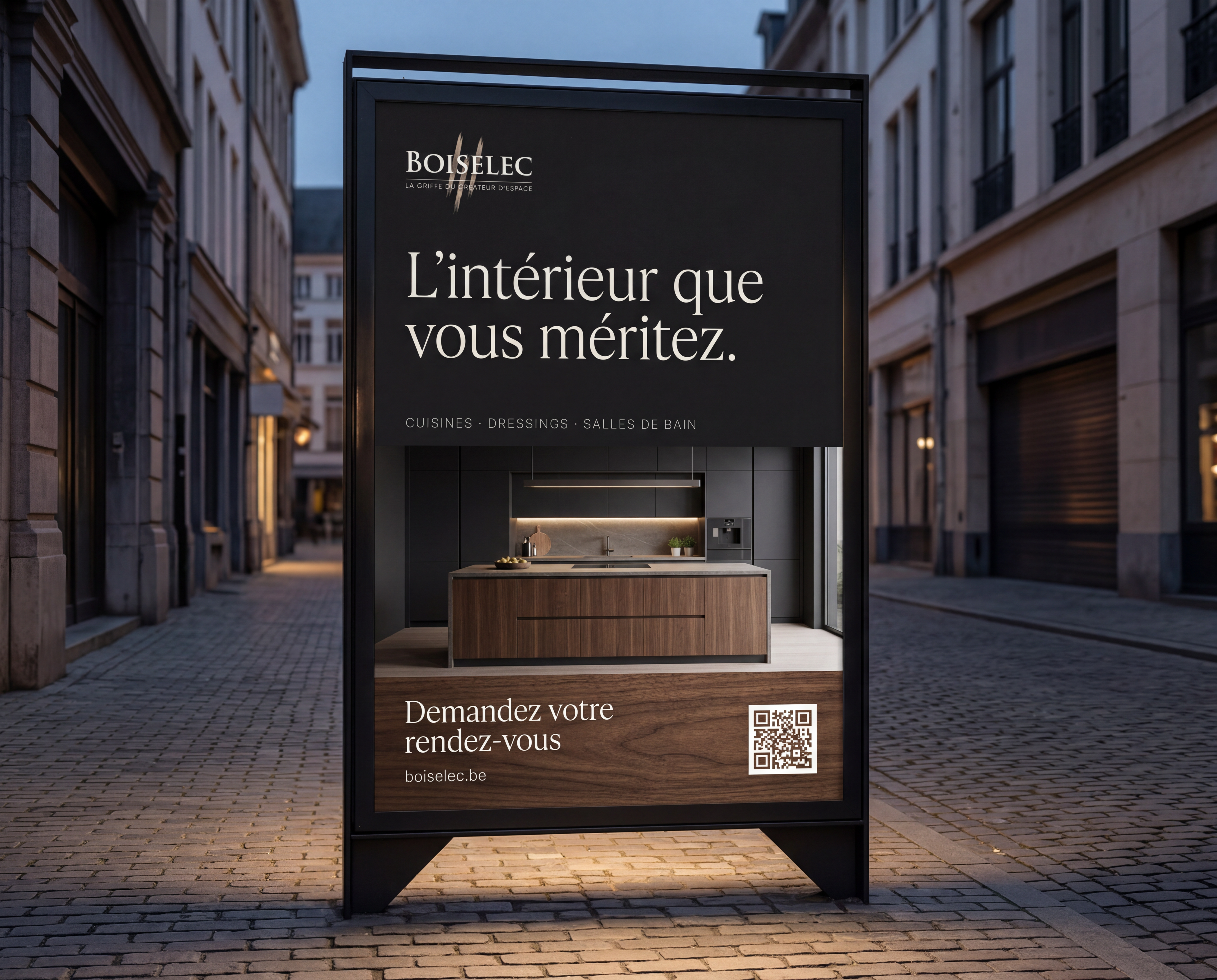 Gedrukte affiche project Bois