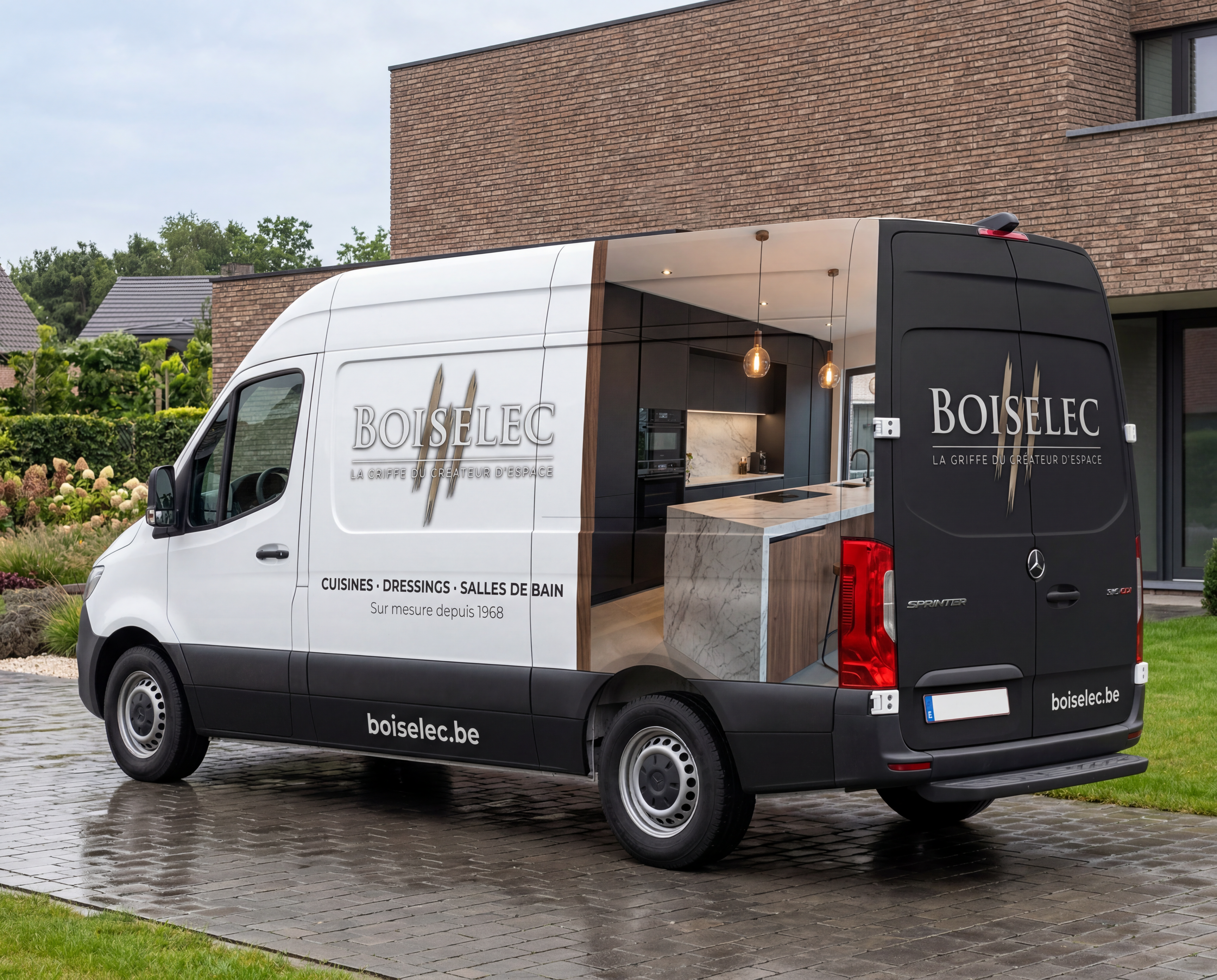 Belettere vrachtwagen project Bois